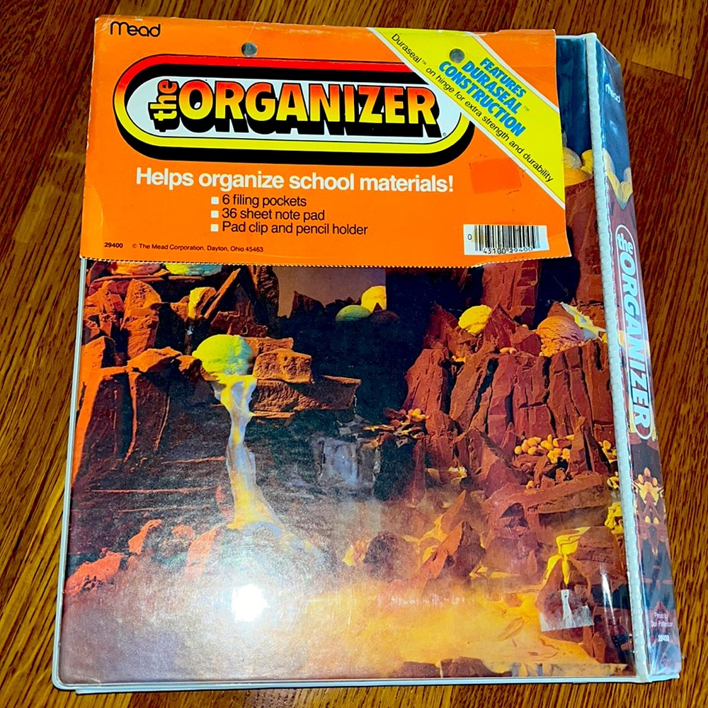 Vintage “the Organizer” by Mead (trapper keeper)